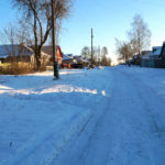 Зима улица Центральная, д. Аббакумово